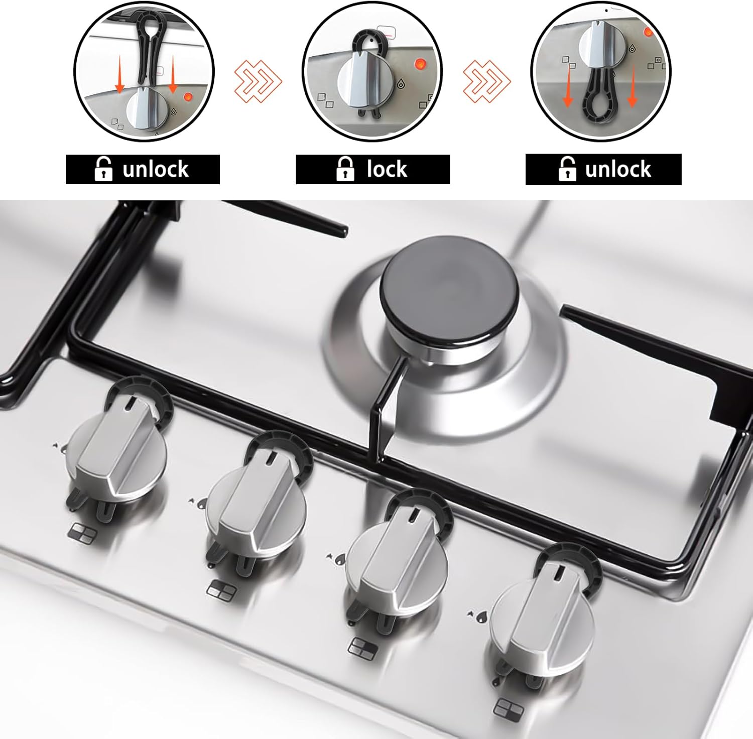 Childproof Kitchen Safety Set  - Kitchen Appliances Gas Stove ulasan dan harga