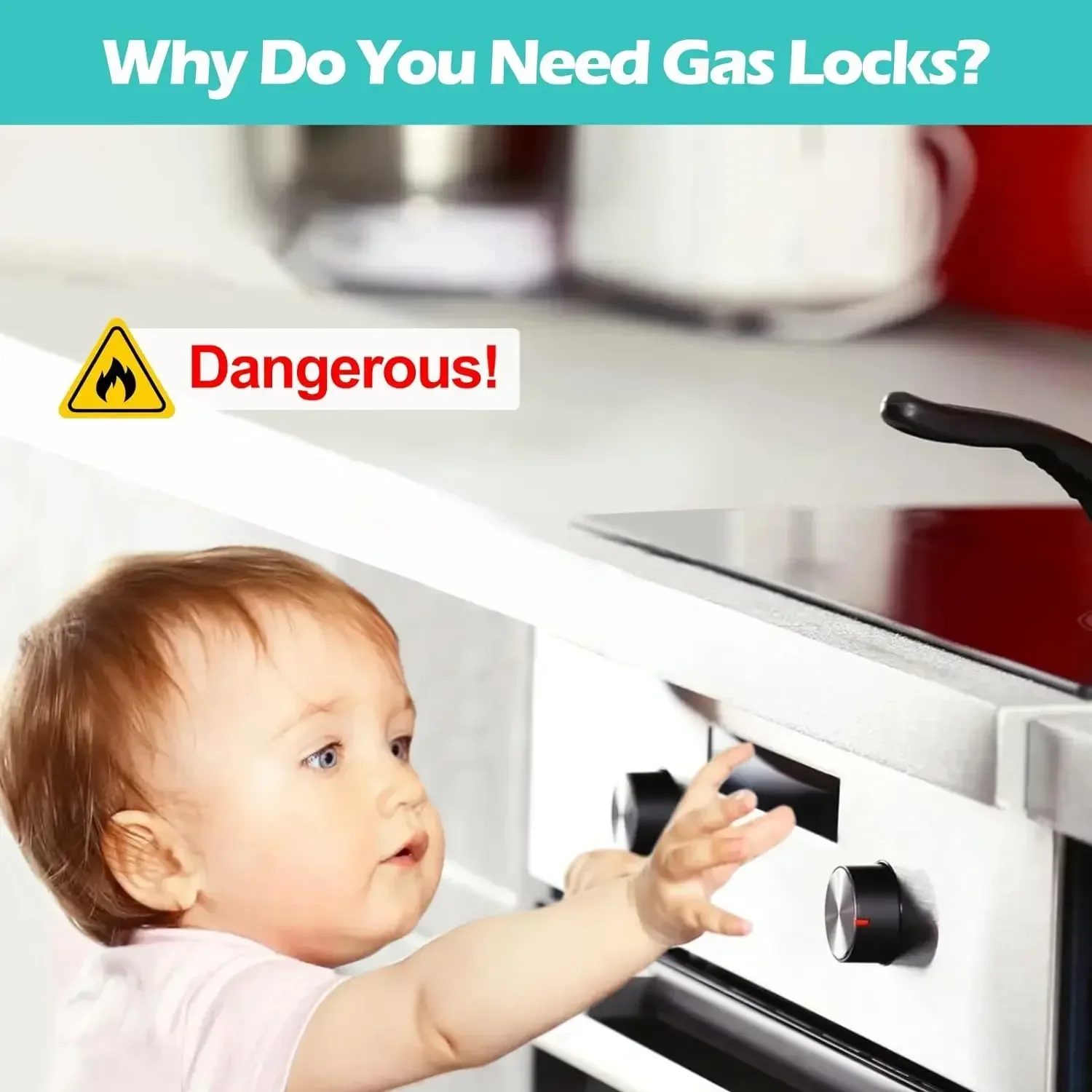 Childproof Kitchen Safety Set  - Kitchen Appliances Gas Stove ulasan dan harga