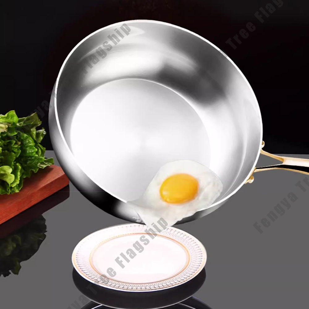 316 Stainless Steel Frying Pan - Kitchen Appliances Gas Stove ulasan dan harga